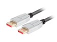 Lanberg DisplayPort M/M Cable 20 PIN V1.4 8K 60HZ | CA-DPDP-20CU-0018-BK | DisplayPort to DisplayPort | 1.8 m