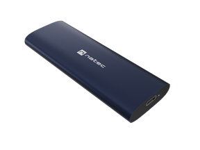Natec | Rhino M.2 NVME Lite USB-C External, Gen 2 Steel Navy | Solid-state drive interface NVMe