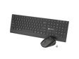Natec Keyboard and Mouse | Stringray 2 | Keyboard and Mouse Set | Wireless | US | Black