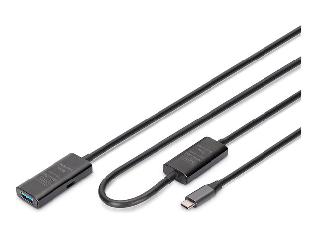 Digitus | Active USB 3.2 Gen1 5G extension cable | DA-73111 | USB-C to USB-A