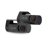 Mio MiVue R860WD, Dash Cam | GPS | Wi-Fi | Front and rear cams synchronized for recording with an unobstructed view; 11.26" IPS anti-glare touchscreen; Upgrade to the STARVIS 2 technology for clear details; Integrated high speed Wi-Fi – Quick pairing usin