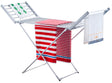 Adler | Foldable electric clothes drying rack | AD 7821 | 220 W | Silver/White