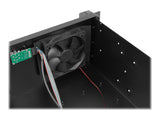 Lanberg | Rackmount server chassis lanberg ATX 350/10 19"/4U | Black
