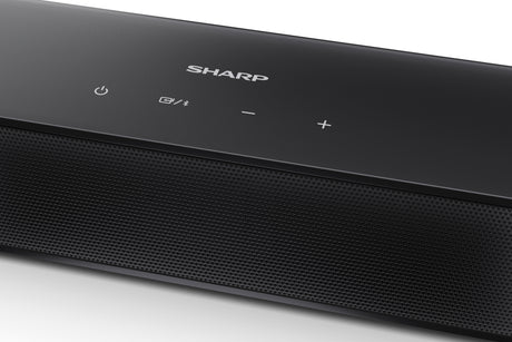 Sharp Compact 2.0 Soundbar | HT-SB121 | 120 W | Bluetooth | Wireless connection | Black