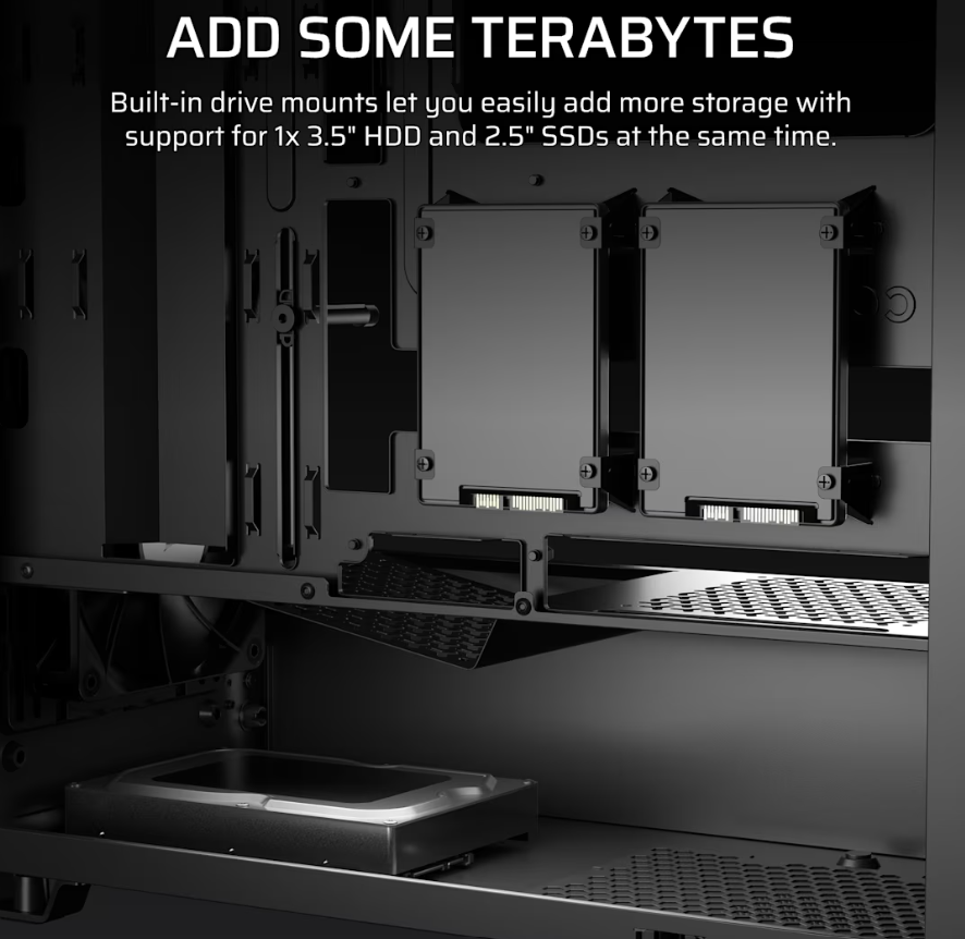 Corsair PC Case | 3200D RS | Mid-Tower | Smoke