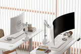 Digitus Desk Mount | DA-90476 Single Monitor Mount | Height, tilt, pivot, rotation, depth | 57 " | Maximum weight (capacity) 27 kg | White