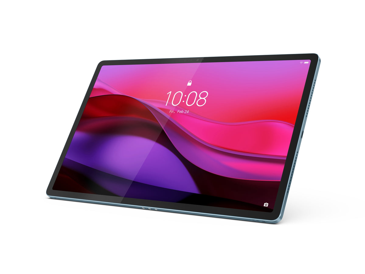 Lenovo | Yoga Tab Plus Wi-Fi (without power adapter) | ZAEG0018NL | 12.7 " | Tidal Teal | LTPS | 2944 x 1840 pixels | Qualcomm | Snapdragon 8 Gen 3 Mobile Platform | 16 GB | Soldered LPDDR5x | 256 GB | Wi-Fi | Front camera | 13 MP | Rear camera | 13 MP | 