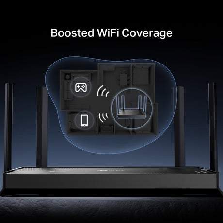TP-LINK Archer BE220 | BE3600 Dual-Band Wi-Fi 7 Router | 802.11be | 10/100/1000 Mbit/s | Mesh Support No | MU-MiMO No | Antenna type External | No mobile broadband