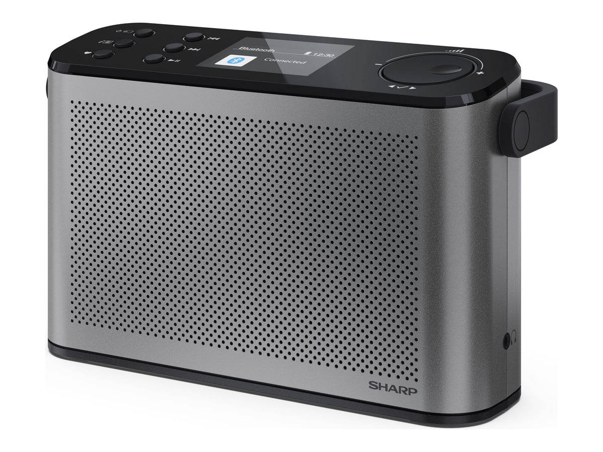 Sharp OSAKA Stereo Portable Digital Radio | DR-P540(GY) | USB port | Bluetooth | FM radio | Wireless connection