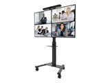 Neomounts AV1-825BL Videobar and multimedia kit - universal | Adjustable Height | Maximum weight (capacity) 9 kg | Black