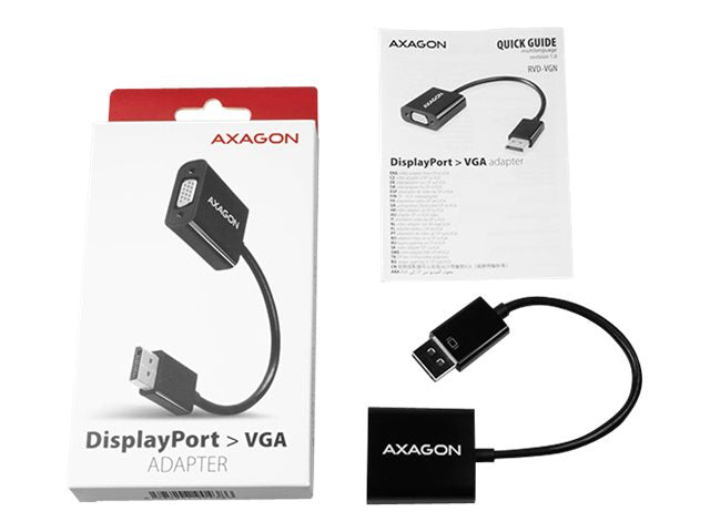 AXAGON | RVD-VGN DisplayPort - VGA Adapter | 0.15 m