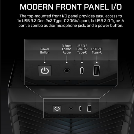 Corsair PC Case | 3200D RS ARGB | Mid-Tower | Smoke