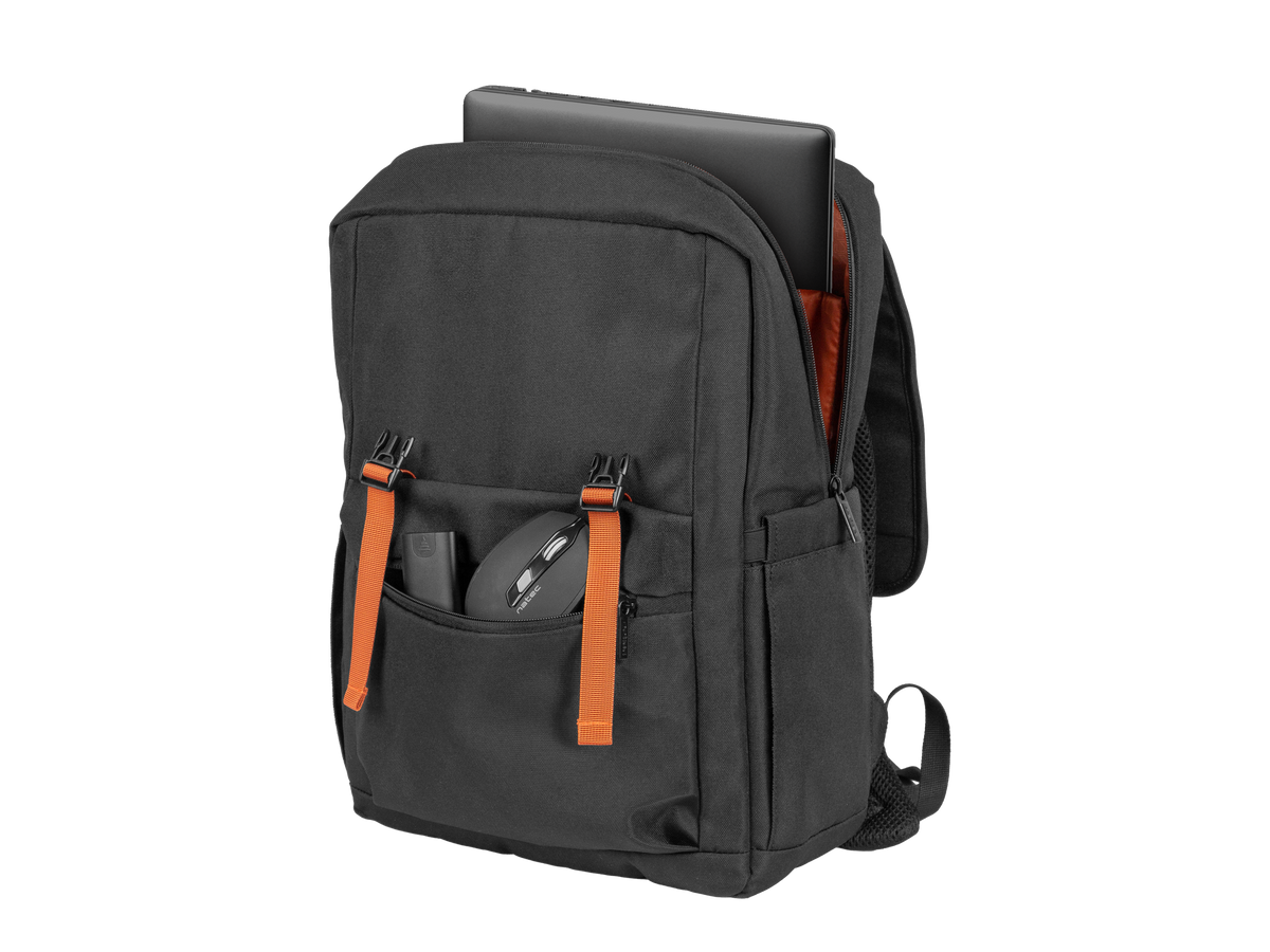 Natec | Backpack | Niala | Fits up to size 15.6 " | Backpack | Black/Orange