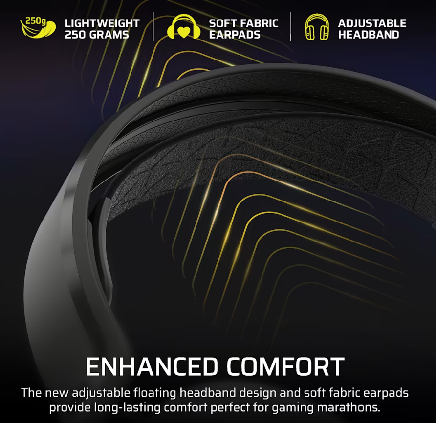 Corsair Gaming Headset | HS35 v3 | Bluetooth | Over-Ear | Microphone | Carbon