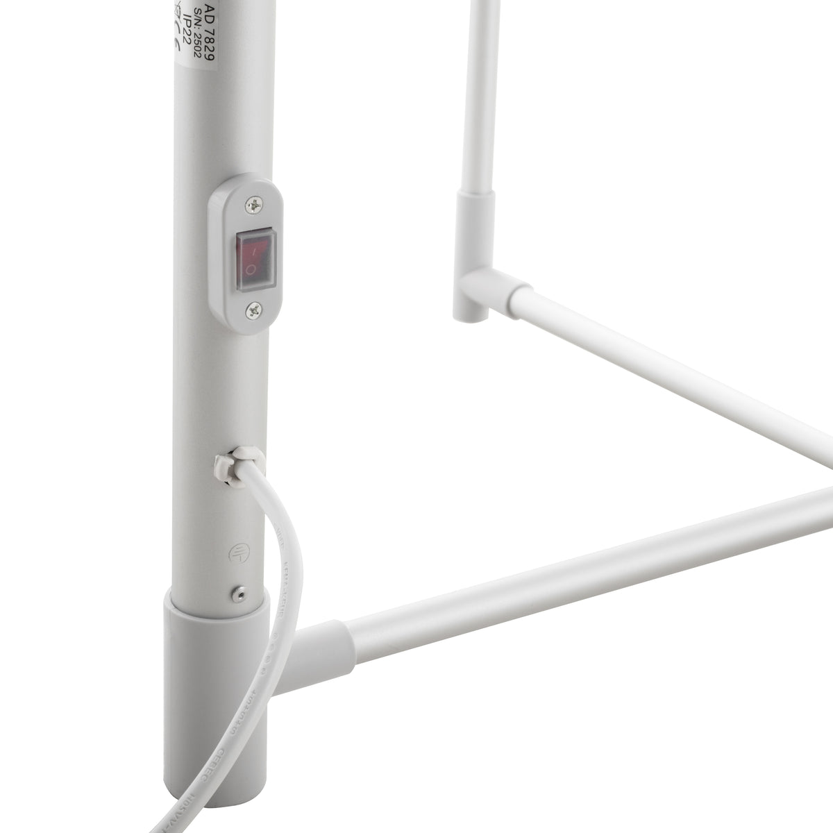 Adler | Foldable Electric Clothes Dryer | AD 7829 | 300 W | Silver/White