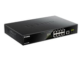 D-Link | 10 Gigabit port Switch with PoE | DGS-1010MP | Unmanaged | Desktop / Rackmount | Gigabit Ethernet (copper) ports quantity 1 | SFP ports quantity 1 | Power over Ethernet (PoE) ports quantity 8