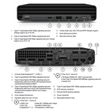 HP Renewed Grade A | EliteDesk 800 G6 | Intel Core i5 | i5-10500 | 16 GB | SSD | 256 GB | Intel UHD Graphics | Windows 11 Pro