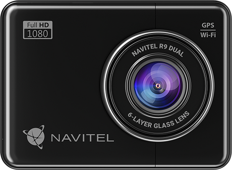 Navitel | R9 DUAL | Wi-Fi | Two-channel Full HD Dashcam | Audio recorder