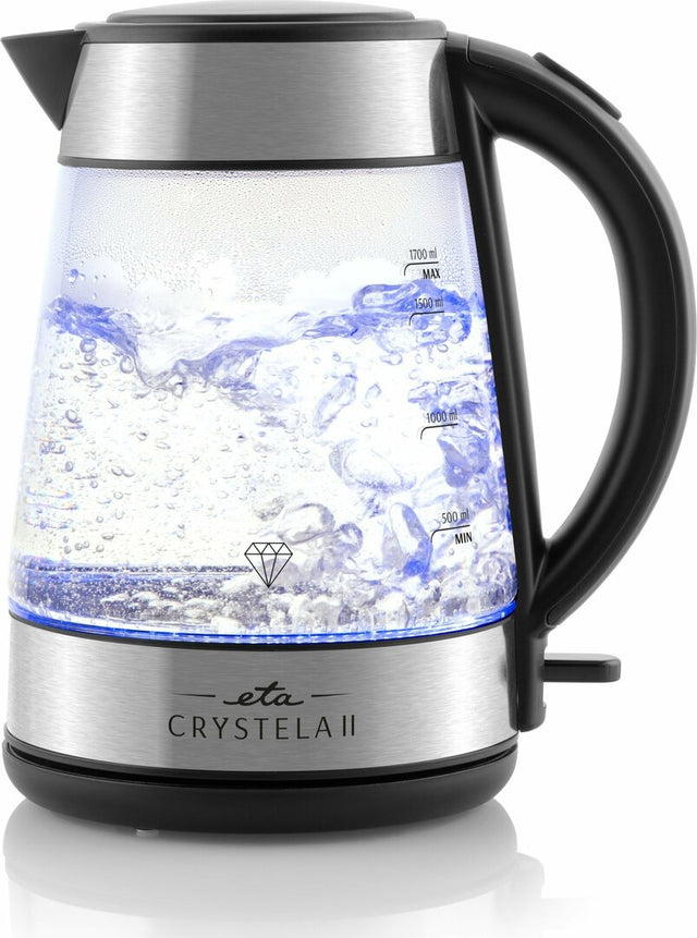 ETA Kettle | Crystela II 1154 90000 | 2200 W | Electric | 1.7 L | Glass | 360° rotational base | Glass