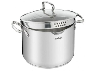 TEFAL | Pot | G7197955 Duetto+ | 6.1 L | Stainless steel | Dishwasher proof | Lid included | Stainless steel