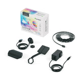 Nanoleaf 4D V2 TV Screen Mirror + Light Strips Kit (for TV & Monitor up to 65'') | 24 W | Multicolor RGB
