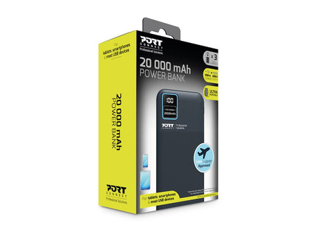 PORT CONNECT External USB-C battery | 20000 mAh | Blue