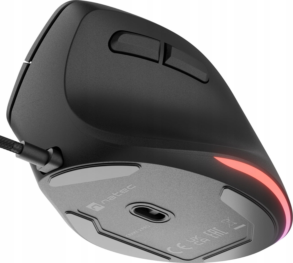 Natec | Mouse | Crake 2 Pro | Wired | Black