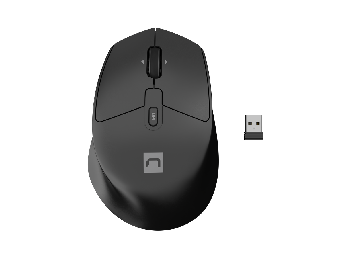 Natec Keyboard and Mouse | Stringray 2 | Keyboard and Mouse Set | Wireless | US | Black