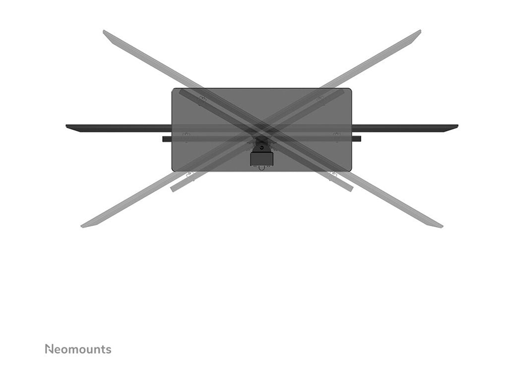 Neomounts Desk Mount | DS45-430BL16 TV stand | Adjustable Height, Swivel | 37-70 " | Maximum weight (capacity) 40 kg | Black