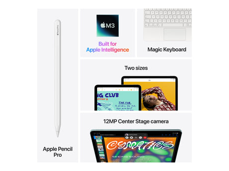 Apple | iPad Air Wi-Fi + Cellular | 11 " | Blue | IPS | 2360 x 1640 pixels | Apple M3 | 8 GB | 512 GB | 3G | 4G | 5G | Wi-Fi | Front camera | 12 MP | Rear camera | 12 MP | Bluetooth | 5.3 | iPadOS | USB-C charging cable