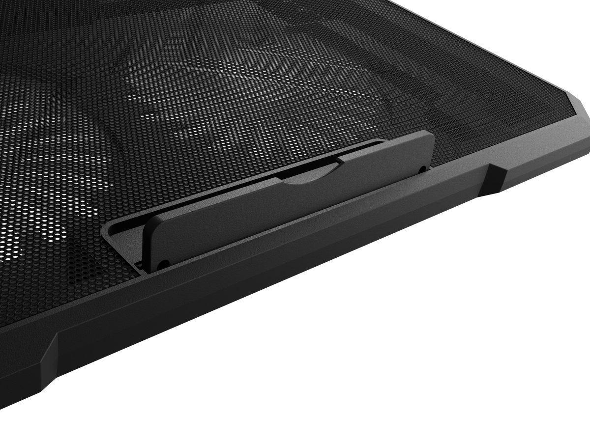 Fury Laptop Cooler Cooling Pad Fury Gunbai G3 Fans, RGB LED Light, 2 USB, 14.1-17.3"