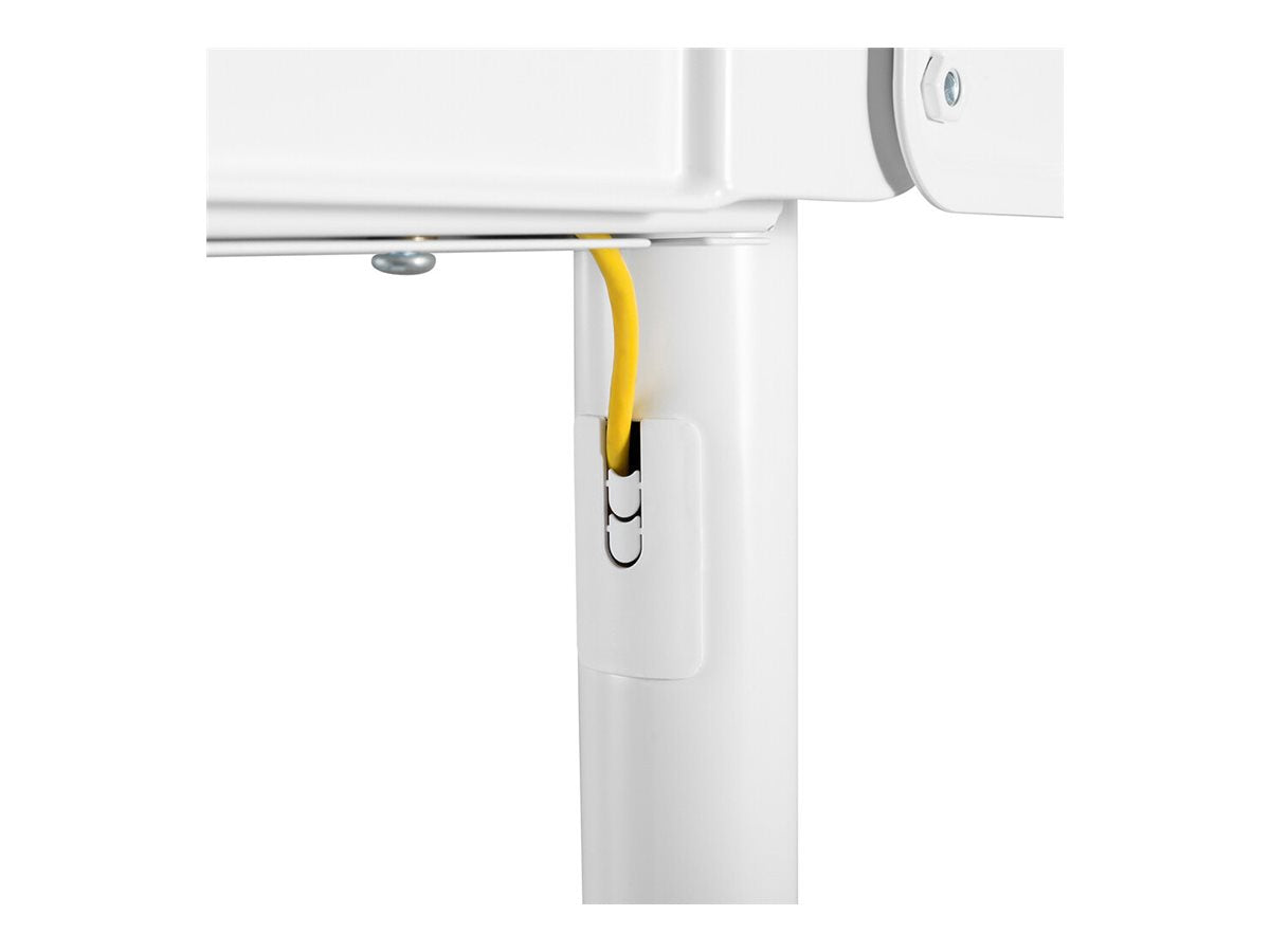 Neomounts Floor stand | NS-M1250WHITE TV trolley | Rotate, Tilt | 37-70 " | Maximum weight (capacity) 70 kg | White