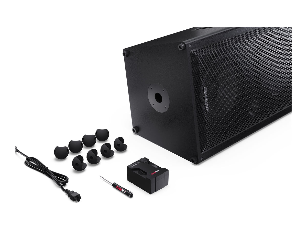 Sharp | Portable Speaker | SUMOBOX Pro CP-LS200 High Performance | 200 W | Waterproof | Bluetooth | Wireless connection | Portable | Black