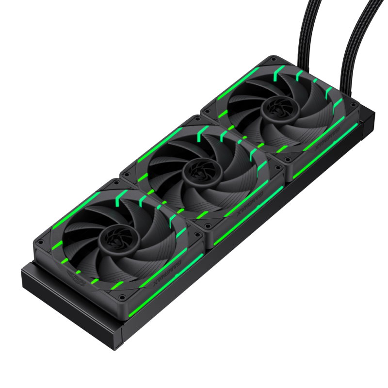 Gamemax CPU Liquid Cooler | HAILSTORM 360 LCD BK | Black