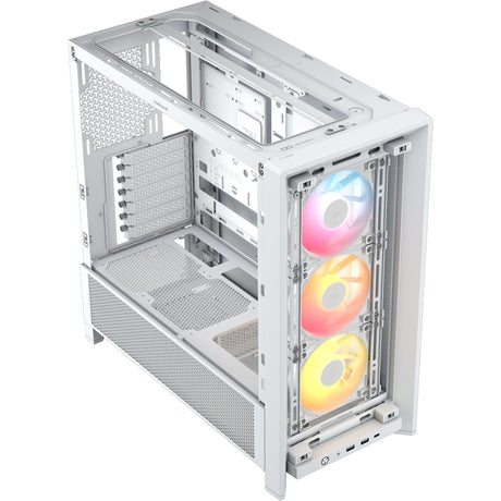 Corsair PC Case | Frame 4000D RS ARGB Modular | Mid-Tower | White