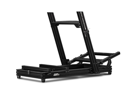 Next Level Racing GTElite Lite | Aluminium Simulator Cockpit, Wheel Plate Edition | Black