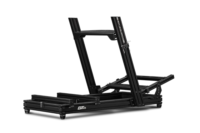 Next Level Racing GTElite Lite | Aluminium Simulator Cockpit, Wheel Plate Edition | Black