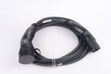 Evaka EV Charging Cable Type 2-Type 2, 22 kW, 32 A, 5 x 6 mm2, 1 x 0.5 mm2, 7 m | ITGAM3872 | Black