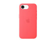 Apple iPhone 17e Silicone Case with MagSafe – Bright Guava | Apple