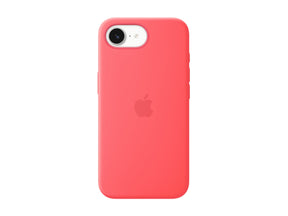 Apple iPhone 17e Silicone Case with MagSafe – Bright Guava | Apple