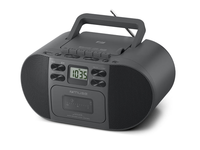 Muse M-188 RDC | Portable radio with Blu-ray CD/MP3 cassette recorder | AUX in