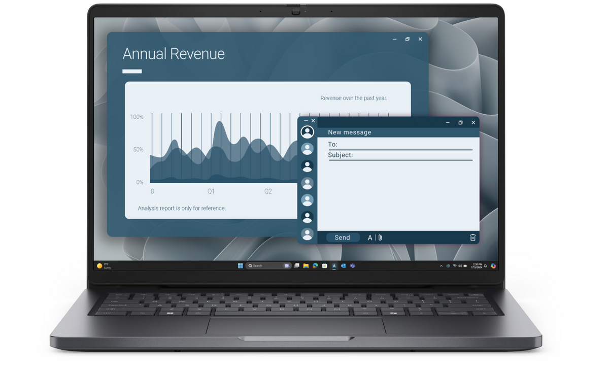 Dell Pro 14 PC14255 | 14 " | IPS | FHD+ | 1920 x 1200 pixels | Anti-glare | AMD Ryzen 5 PRO | 230 | 16 GB | DDR5 | Solid-state drive capacity 512 GB | AMD Radeon 760M Graphics | Windows 11 Pro | 802.11ax | Keyboard language English | Keyboard backlit | Wa