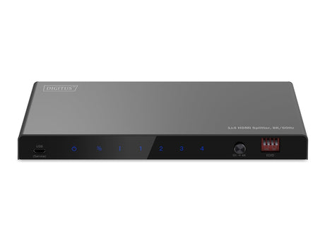 Digitus 8K HDMI Splitter, 1x4 | DS-55340 | Black