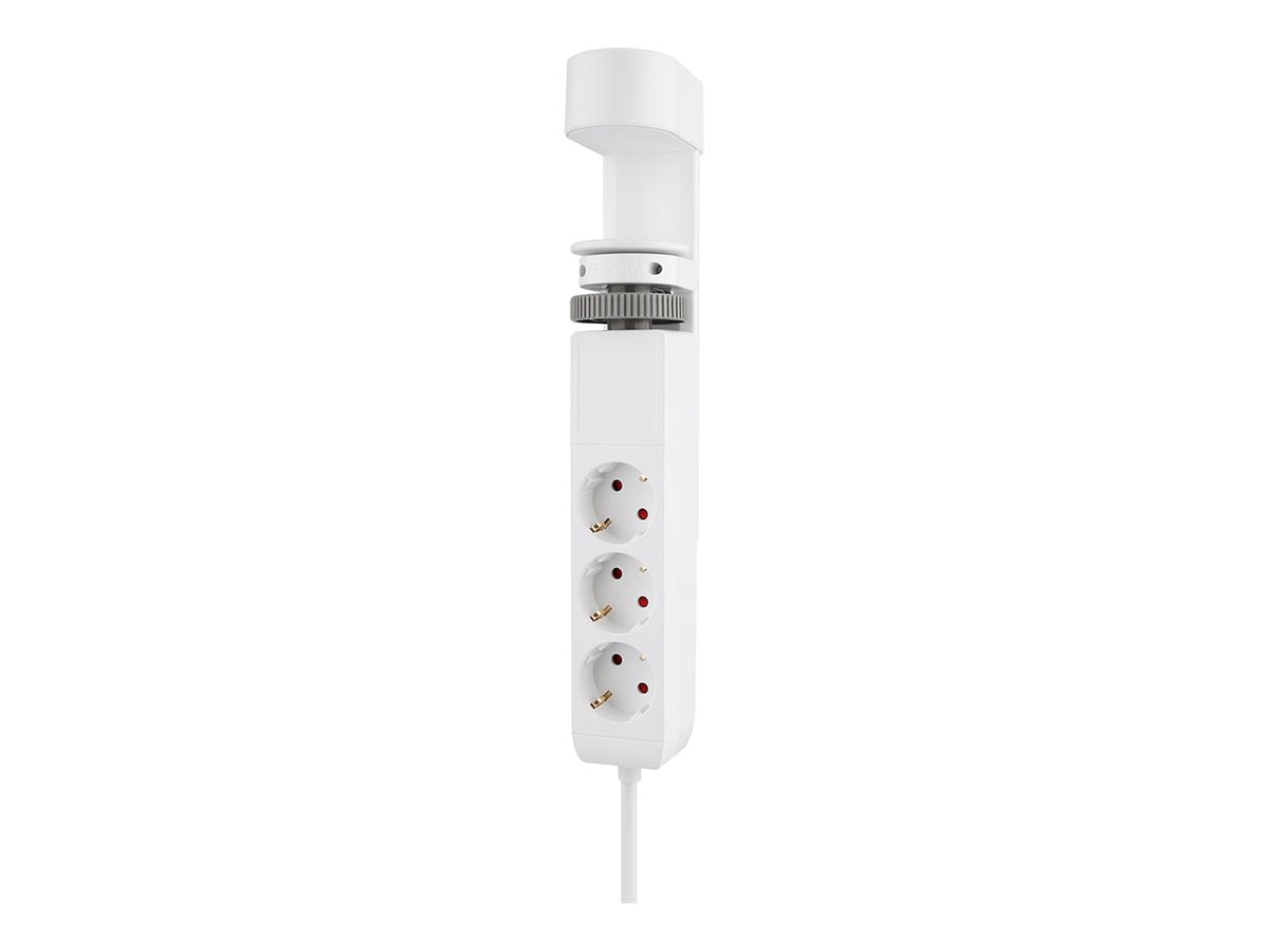 Neomounts | Desk socket with clamp and USB-C and USB-A ports - Quick charge | DS22-840WH6