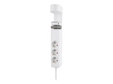 Neomounts | Desk socket with clamp and USB-C and USB-A ports - Quick charge | DS22-840WH6