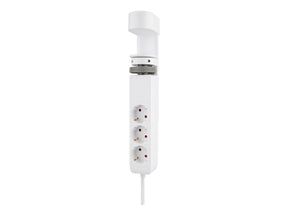 Neomounts | Desk socket with clamp and USB-C and USB-A ports - Quick charge | DS22-840WH6