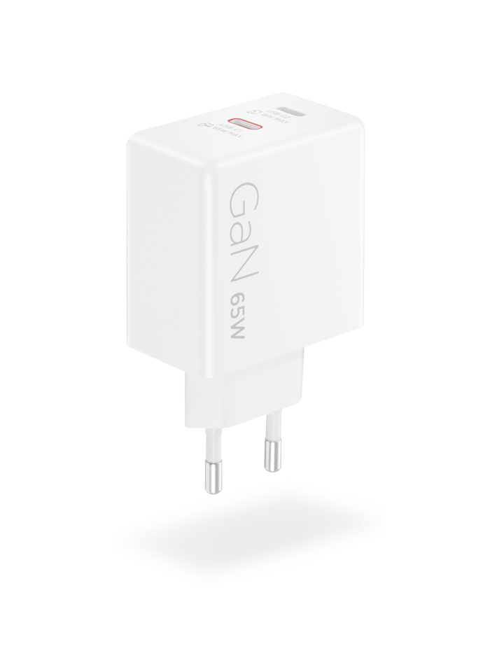 Lenovo Dual USB-C 65W GaN Charger | Charger | USB-C | 65 W
