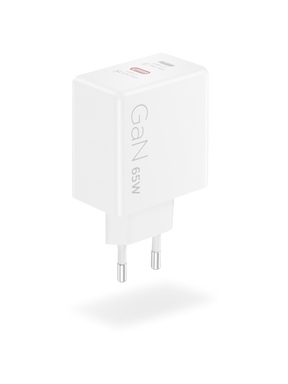 Lenovo Dual USB-C 65W GaN Charger | Charger | USB-C | 65 W