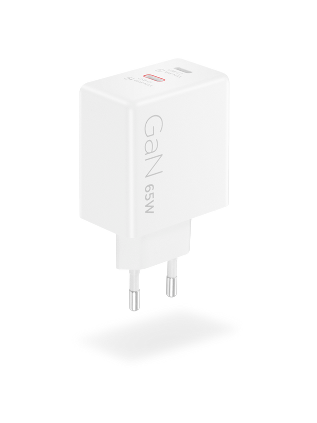 Lenovo Dual USB-C 65W GaN Charger | Charger | USB-C | 65 W