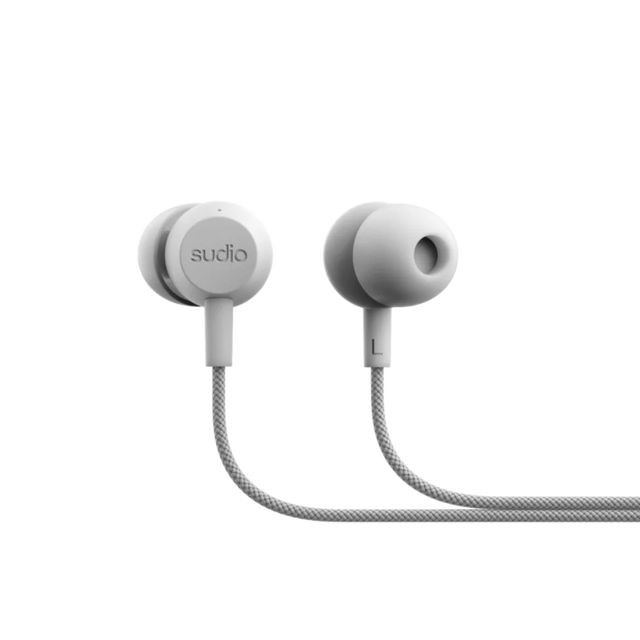 Sudio Earbuds | V3 | USB-C | In-ear | Microphone | Grey White